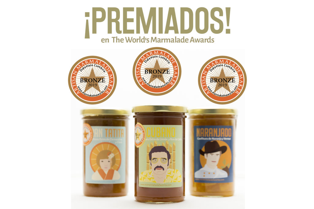 Mermeladas artesanales premiadas en el Marmalade award 2019. Mi MERMELADA favorita. Mermelada gourmet.