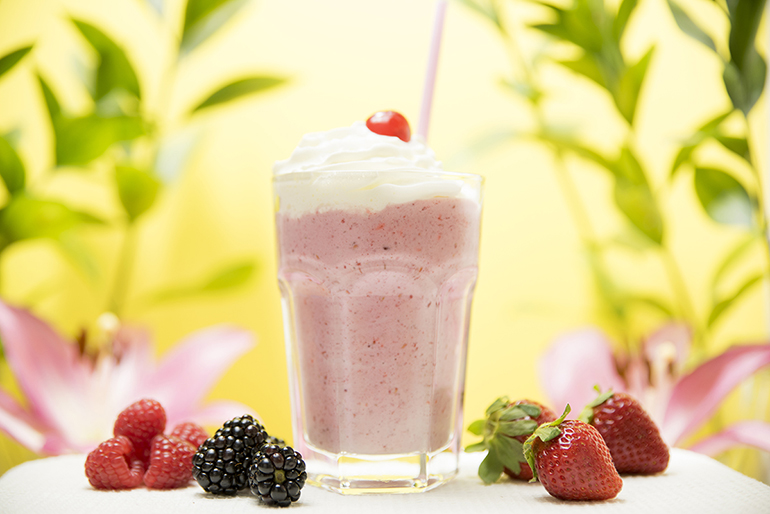 Batidos Dulce refrescante y saludable zaragoza fruta yogur y nata