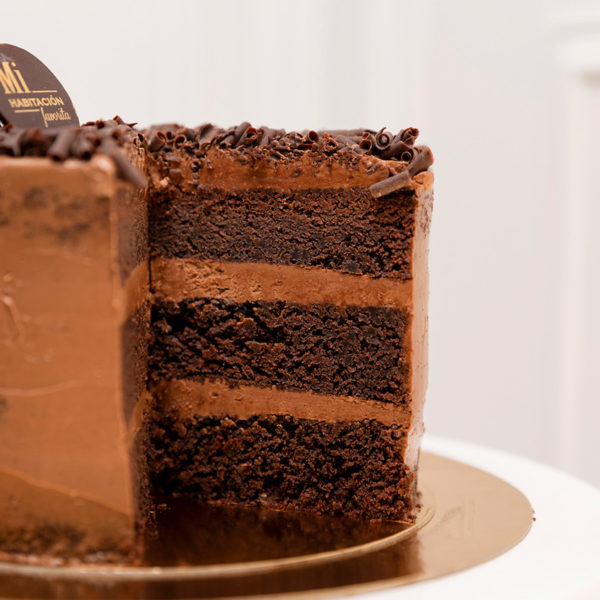Interior tarta de chocolate