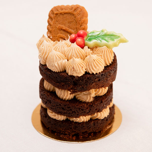 Pasteles favoritos de Navidad Chocolate Cacahuete