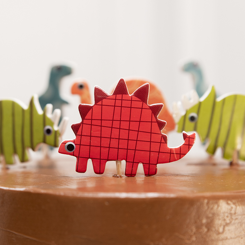 Tarta de Cumpleaños dinosaurios SIn Gluten