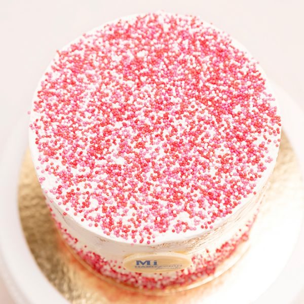 tarta de vainilla cumpleaños