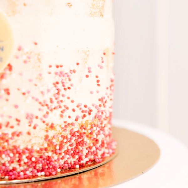 tarta de vainilla cumpleaños