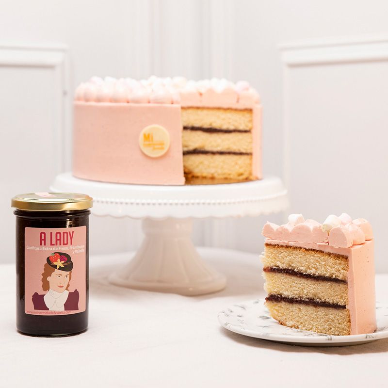 Tarta de Fresa con Mi MERMELADA favorita