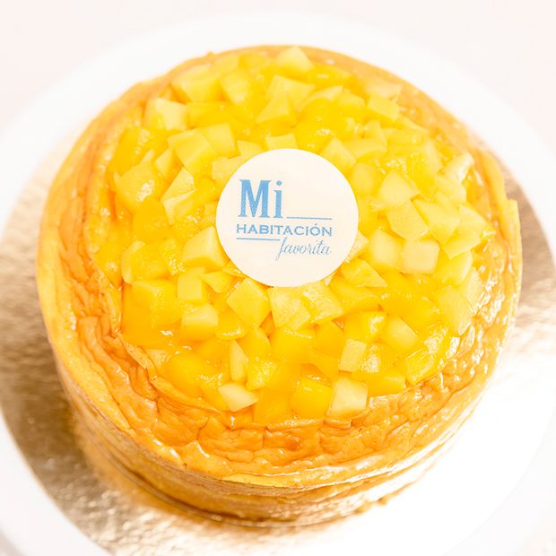 tarta de queso de mango sin gluten